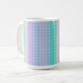 Mooie Strepen en Stippenpatroon Koffiemok (Voorkant links)