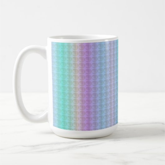 Mooie Strepen en Stippenpatroon Koffiemok (Links)