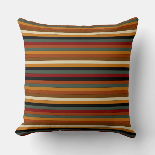 Mooie Striped Pillow Kussen (Voorkant)