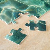 Mooie Sunset Beach House thema Legpuzzel (Zijkant)