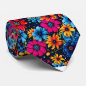 Mooie Sweety Flowers en Rozen Stropdas (Opgerold)