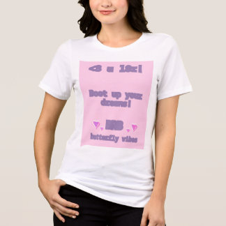 Mooie T-shirt voor vrouwen met tekst taal