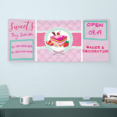 Mooie Taart bakkerij Roze Banner (Beurs)