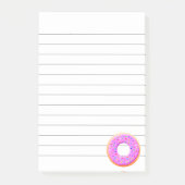 Mooie tekening van een donut met hagelslag post-it® notes (Voorkant)