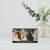 mooie tekst moderne fotograaf Visitekaartje (Staand voorkant)