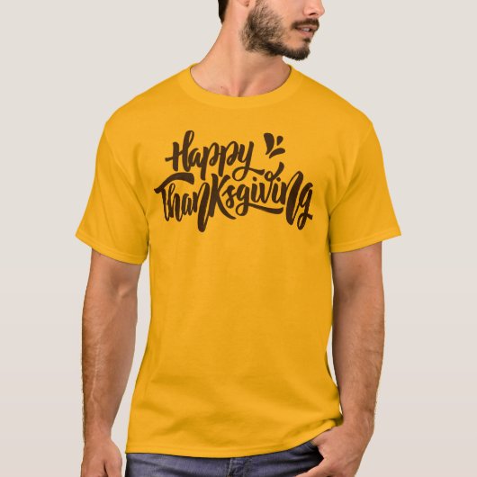 Mooie teksttypografie voor Thanksgiving T-shirt (Voorkant)