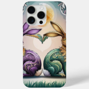 Mooie telefoonhoes, Kleur full Rabbit iphone 15 Pro Max Hoesje