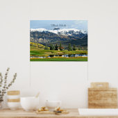 Mooie Telluride, Colorado Landscape Poster (Keuken)