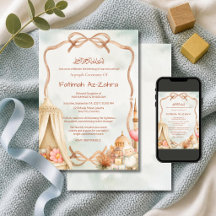 Mooie tent waterverflijst Aqeeqah-meisje