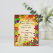 Mooie Thanksgiving-oogst Briefkaart (Staand voorkant)