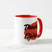 Mooie Thanksgiving Typografie op Leaf Mok (Voorkant rechts)