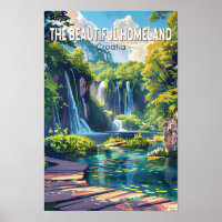 Mooie thuisland Kroatië Plitvicemeren
