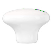 Mooie Tie Dye Letter M Monogram Keramische Knop (Zijkant)