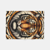 Mooie tijger fleece deken (Voorkant (Horizontaal))