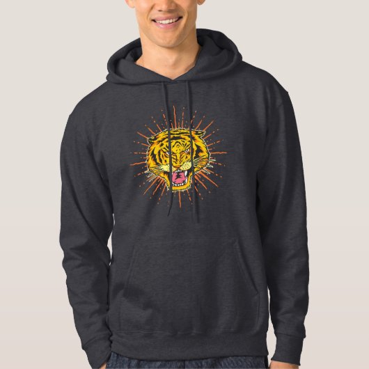 Mooie tijger mannen hoodie (Voorkant)