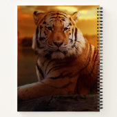 Mooie tijger notitieboek (Achterkant)
