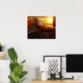 Mooie tijger poster (Thuiskantoor)