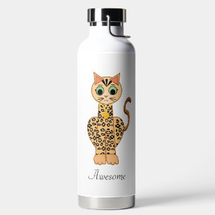 Mooie Tijgerkat Waterfles