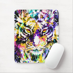 Mooie tijgerMuismat Oranje tijger Mousepad Muismat