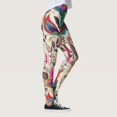 Mooie Traditionele Abstracte Kunst Leggings (Rechts)