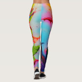 Mooie Traditionele Abstracte Kunst Leggings (Achterkant)