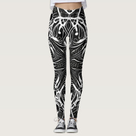 Mooie Traditionele Abstracte Kunst Leggings