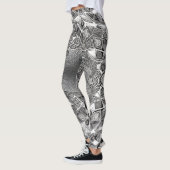 Mooie Traditionele Abstracte Kunst Leggings (Links)
