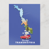 Mooie Transnistrië kaart (Voorkant)