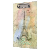 Mooie trendy girly Eiffeltoren Frankrijk Klembord (Links)