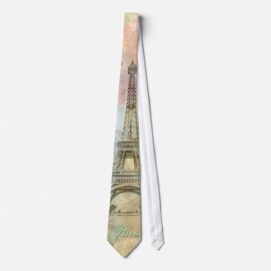 Mooie trendy girly  Eiffeltoren Frankrijk Stropdas (Voorkant)