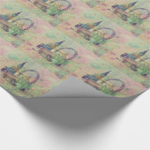 Mooie trendy London Landmarks Cadeaupapier (Hoek)