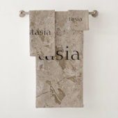 Mooie Trendy Marble, ogen Bad Handdoek (Insitu)