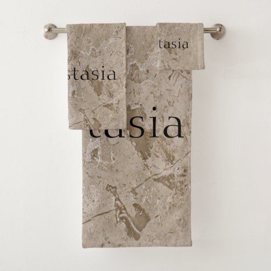 Mooie Trendy Marble, ogen Bad Handdoek (Insitu)