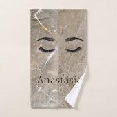 Mooie Trendy Marble, ogen Bad Handdoek (Handdoek)