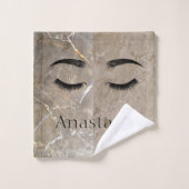 Mooie Trendy Marble, ogen Bad Handdoek (Wasdoekje)