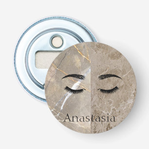 Mooie Trendy Marble, ogen Button Flesopener