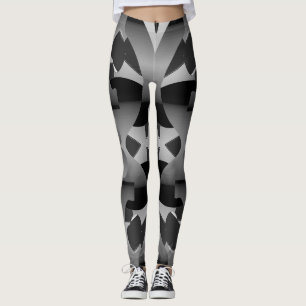 Mooie trendy zwarte kleur "Ratti_Creative_Arts" Leggings