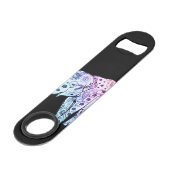 Mooie tribale olifant speed flessenopener (Voorkant Gekanteld)