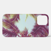 Mooie tropische palmboom rond de zee ocea Case-Mate iPhone case (Achterkant (horizontaal))