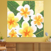 Mooie tropische schilderkunst met schilderkunst canvas afdruk (Insitu (Woonkamer))