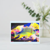 Mooie tropische vis briefkaart (Staand voorkant)