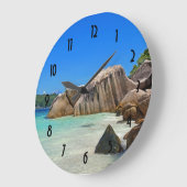 Mooie Tropische Zee Rocky Coastline Grote Klok (Hoek)