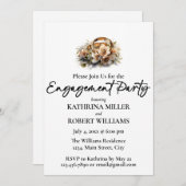 Mooie trouwring, verlovingsfeest kaart