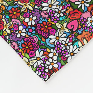 Mooie Tuin Groovy Fleece Deken
