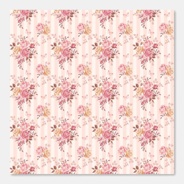 Mooie tuinbloemen behang (Voorkant)