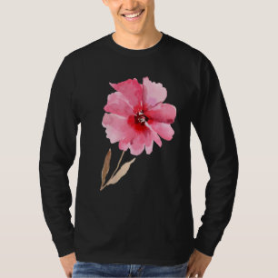 Mooie tuinbouillons en bloemen grafische vrouwen t-shirt