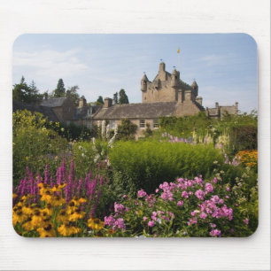 Mooie tuinen en beroemd kasteel in muismat
