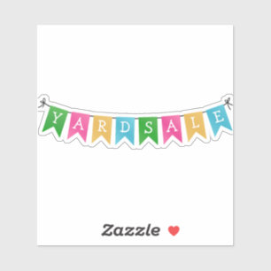 Mooie tuinkoop wimpel vlaggen banner sticker