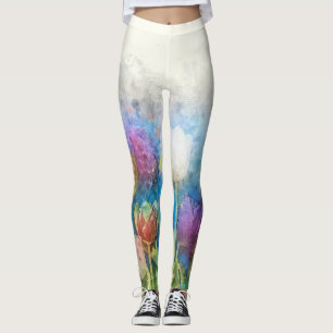 Mooie tulpbloemen leggings