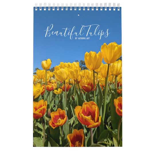 Mooie Tulps Flower Calendar Kalender (Hoes)